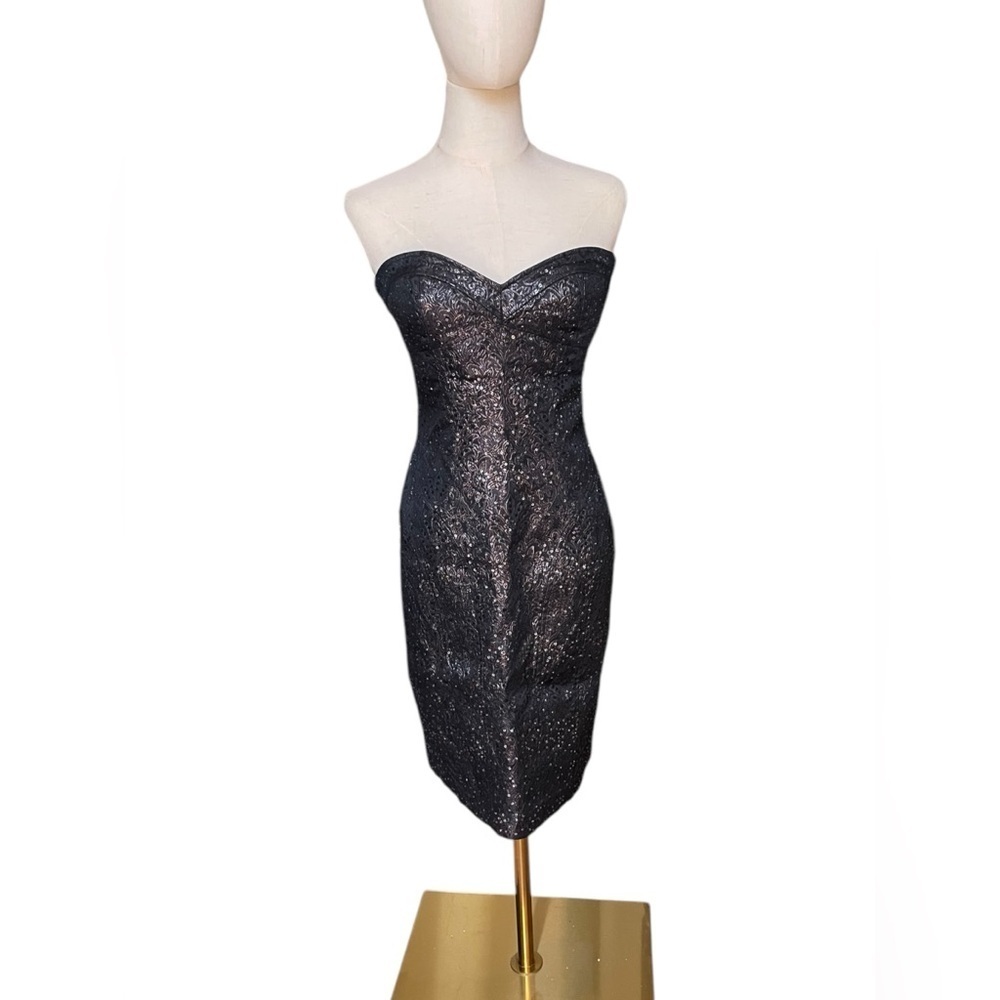 NITELINE Vintage Black Strapless Cocktail Dress
Sz 6